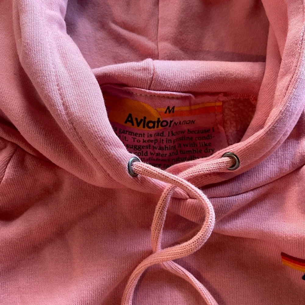 Aviator Nation Pink Hoodie - Picture 5 of 7